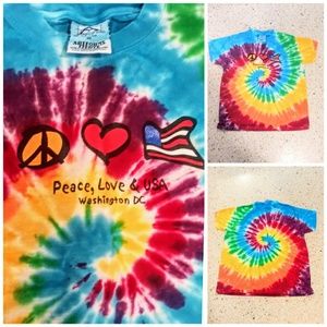 Girl/Boy tiedye top by Art Forms